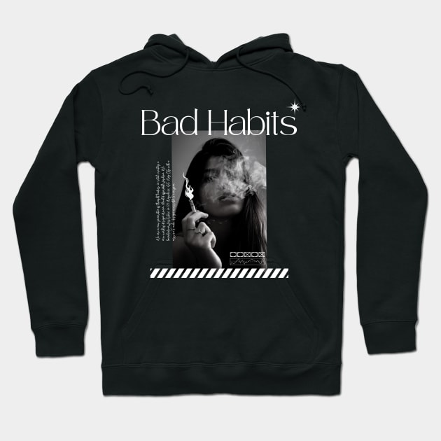 Bad Habits Girl Hoodie by One Way Or Another